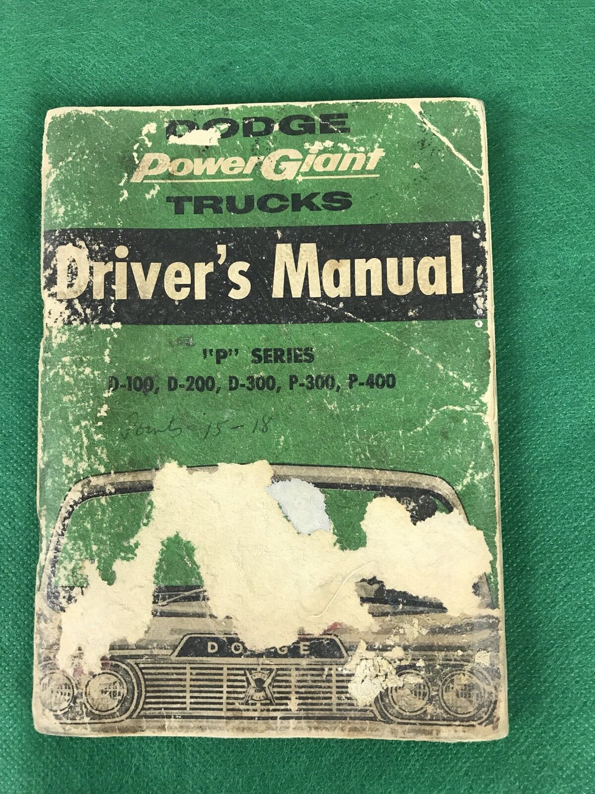 oem 1960 DODGE Power Giant Trucks Owners Drivers Manual  D & P  100 200 300 400