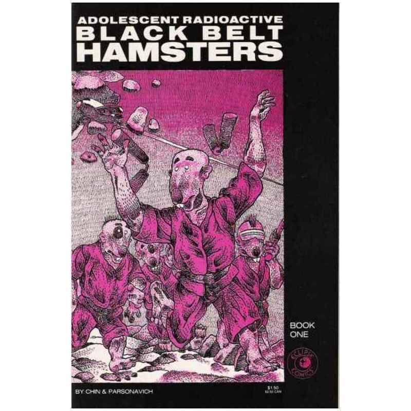 Adolescent Radioactive Black Belt Hamsters (1986 series) #1 in NM. [b`