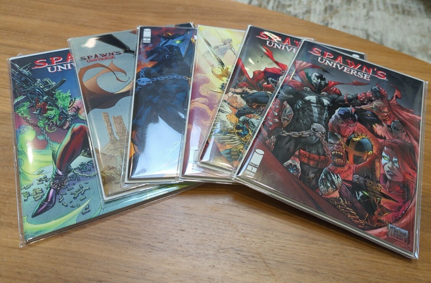 Spawn's Universe #1 COMPLETE SET  COVERS (A-F) Lot Of 6 NM Todd McFarlane 2021 