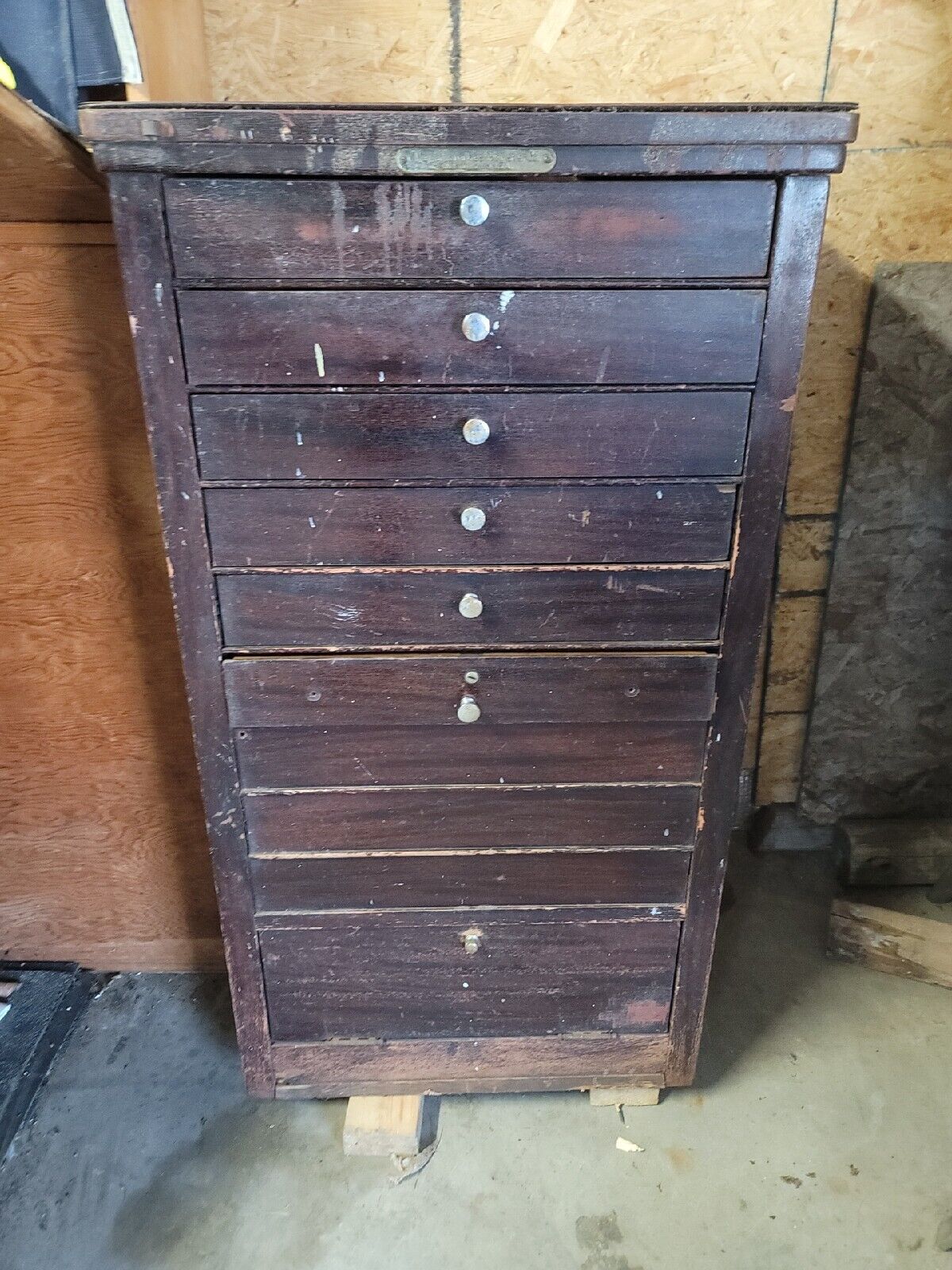 Antique NCR Cash Register Drawer Cabinet Dayton BARN FIND ATTIC 