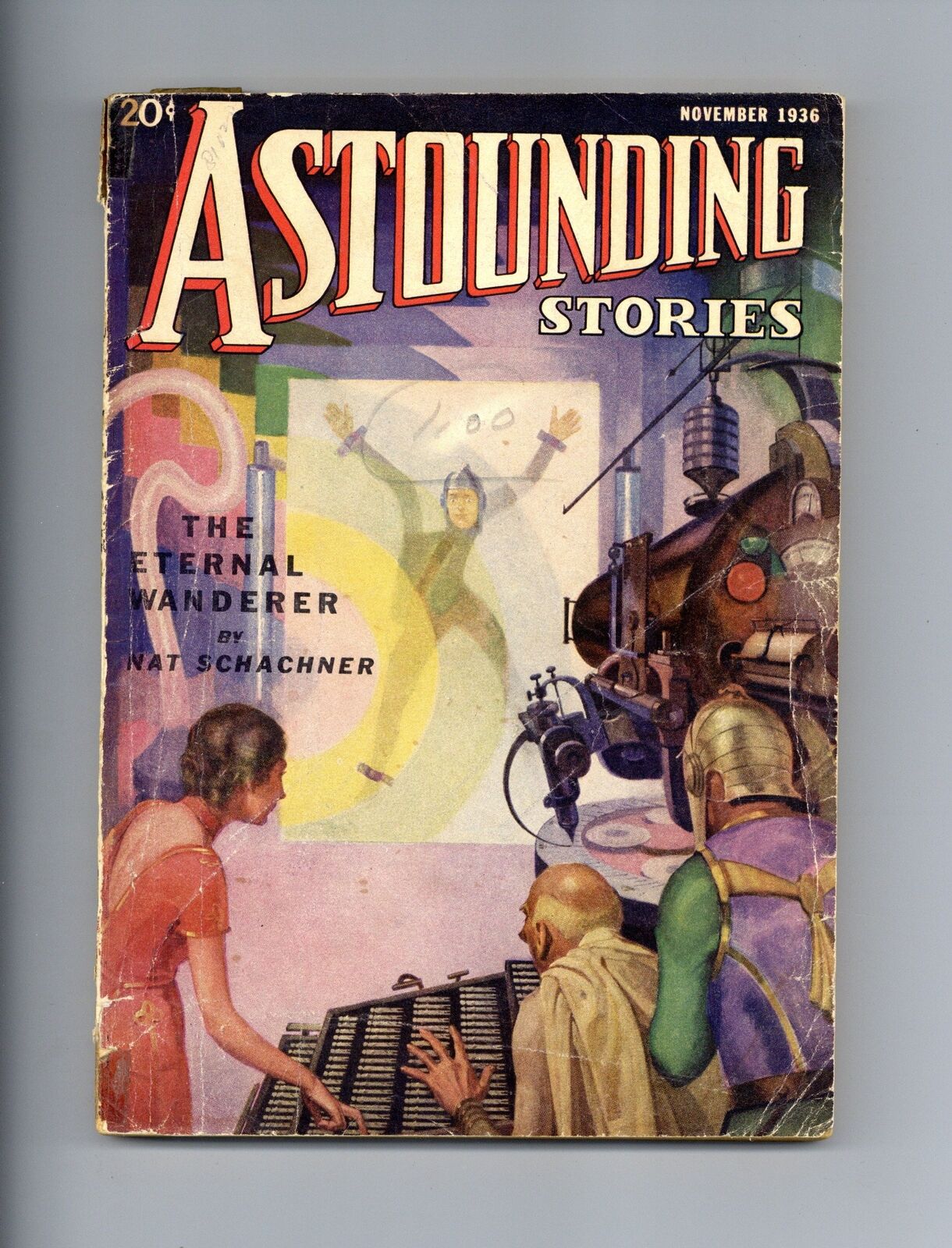 Astounding Stories Pulp Nov 1936 Vol. 18 #3 VG