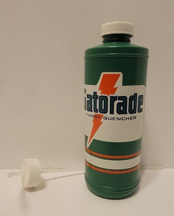 Vintage Gatorade Thirst Quencher Plastic Water Bottle 1977 In Box