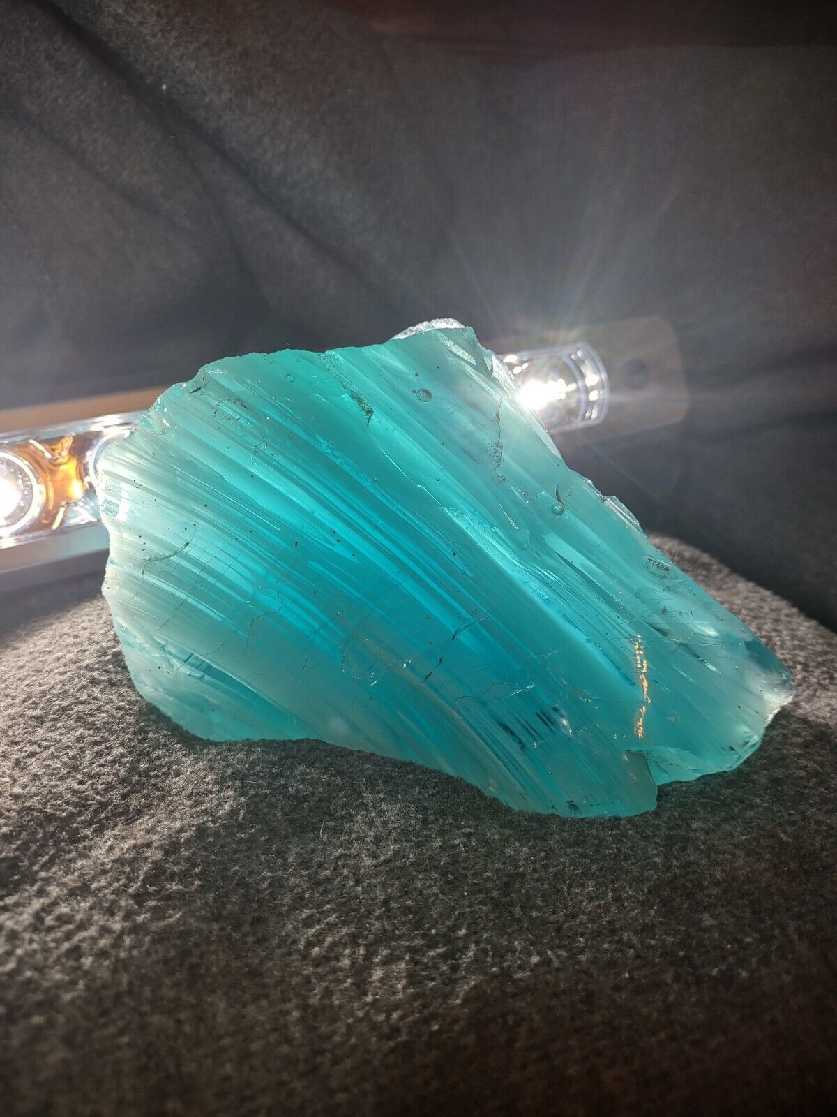 Large 2:09 Pound Druzy Blue Crystal  Natural Raw Spiritual Health Heeling Aqua 