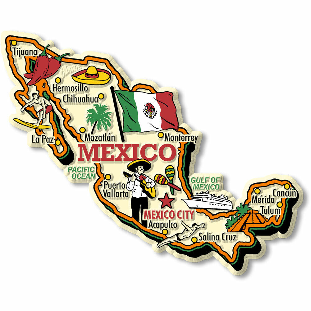 Mexico Jumbo Country Magnet by Classic Magnets