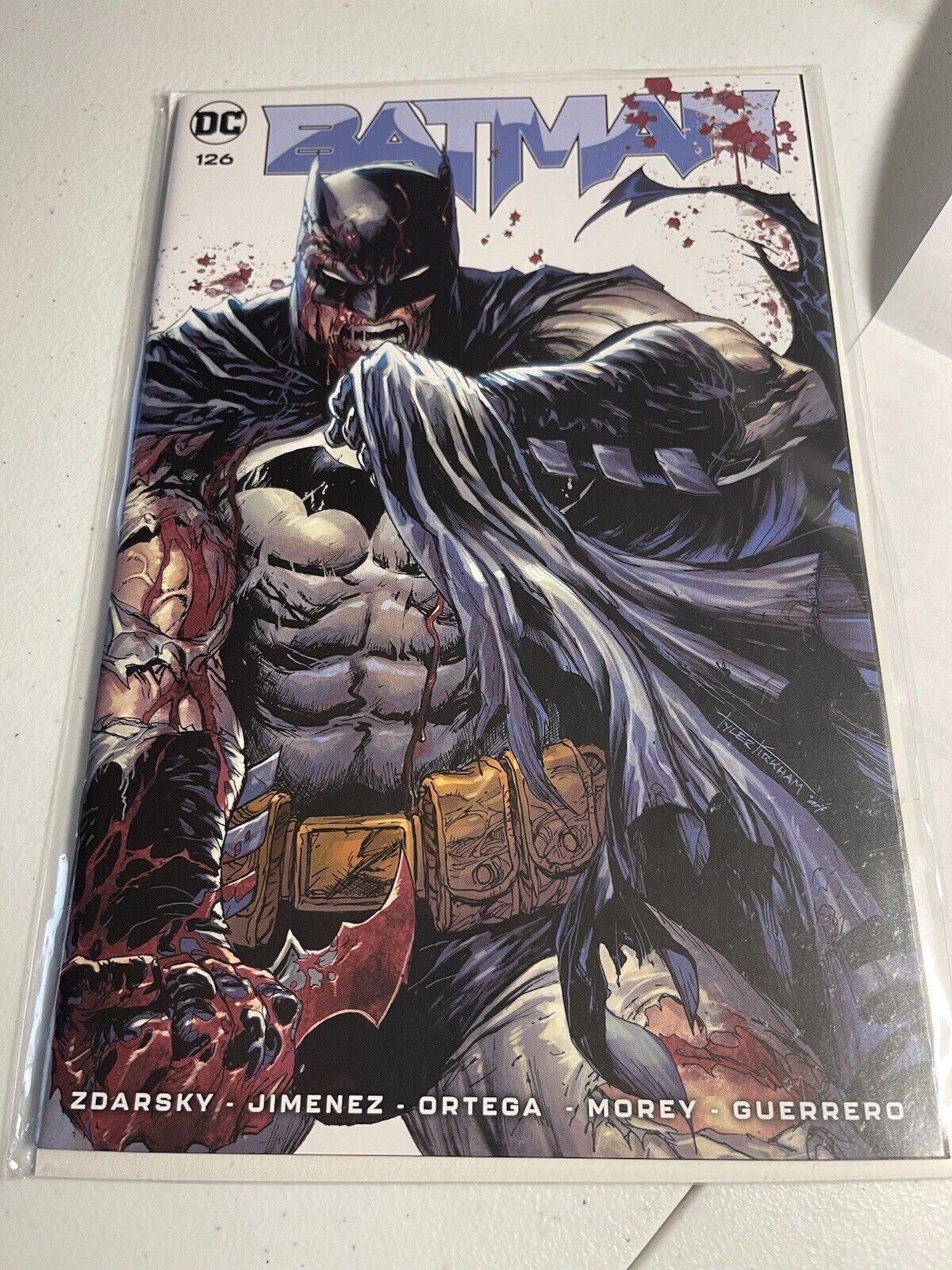 Batman #126 Tyler Kirkham Battle Damage NYCC WhatNot Exclusive