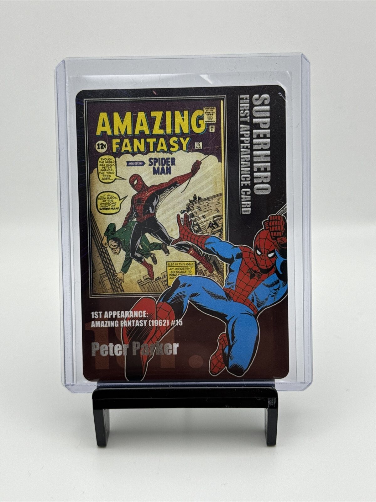 2024 Finding Unicorn Marvel Evolution 1st Appearance Spider-Man Metal Card #FA-2