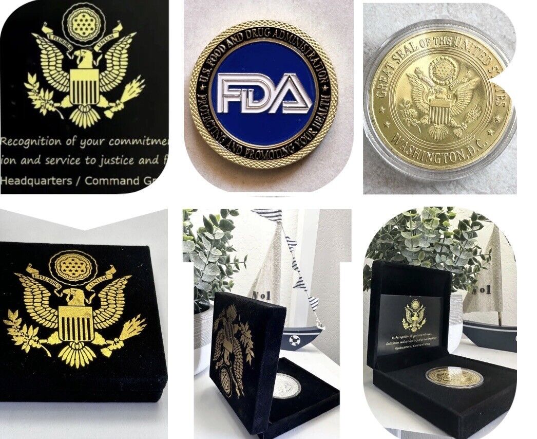 FOOD AND DRUG ADMINISTRATION (FDA) Challenge Coin  USA