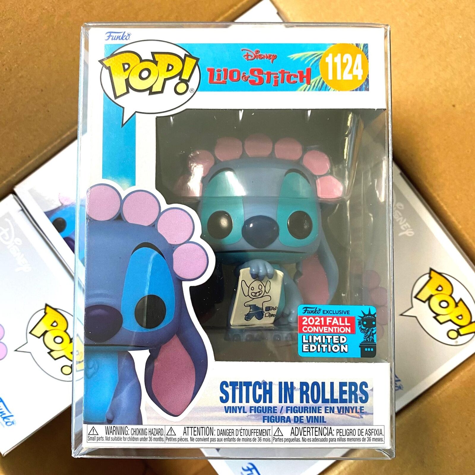 Funko Pop Lilo & Stich : Stitch in Rollers #1124 NYCC Share Exclusive