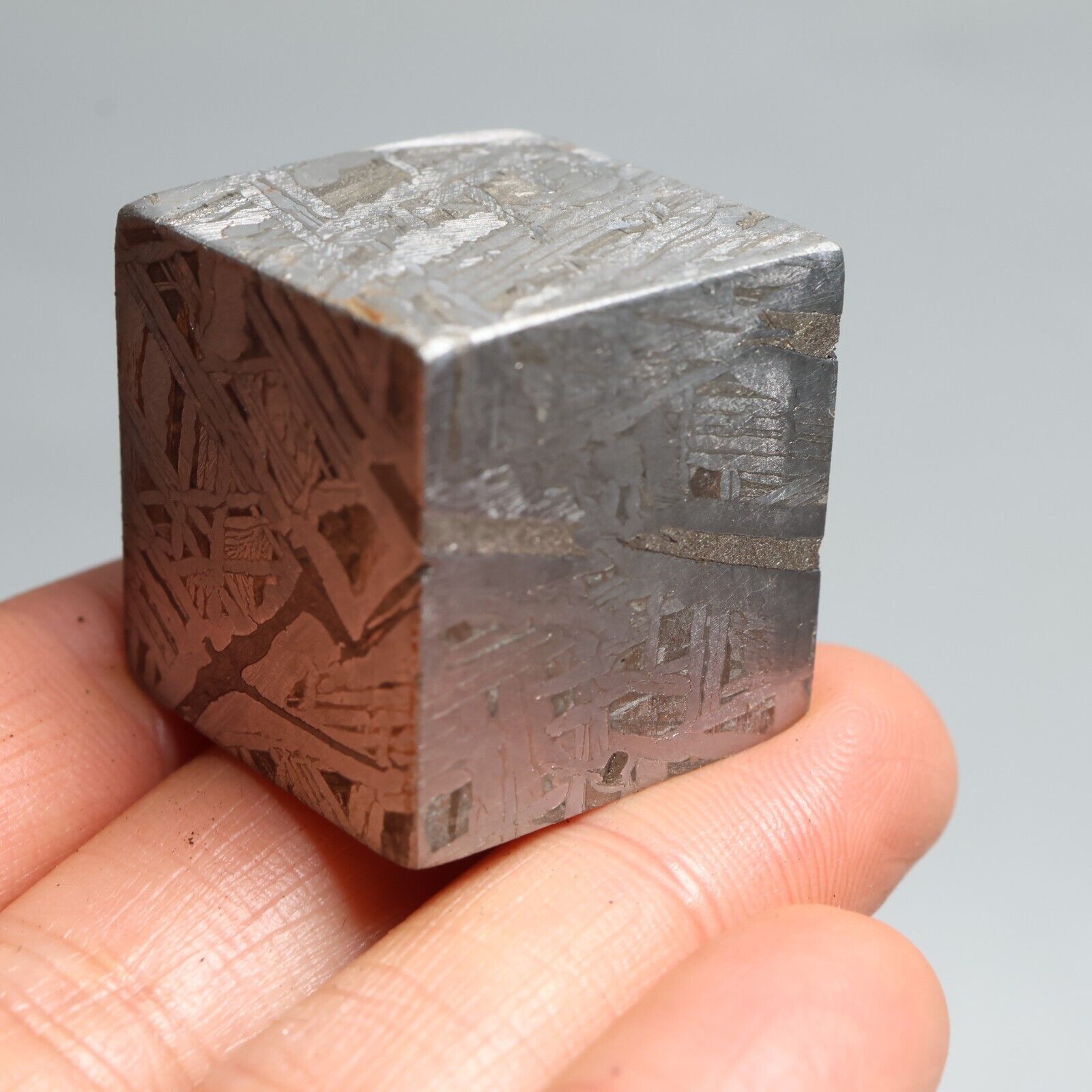 131g Slice meteorite,  Iron Meteorite part cube,Meteor wish,Collection F198
