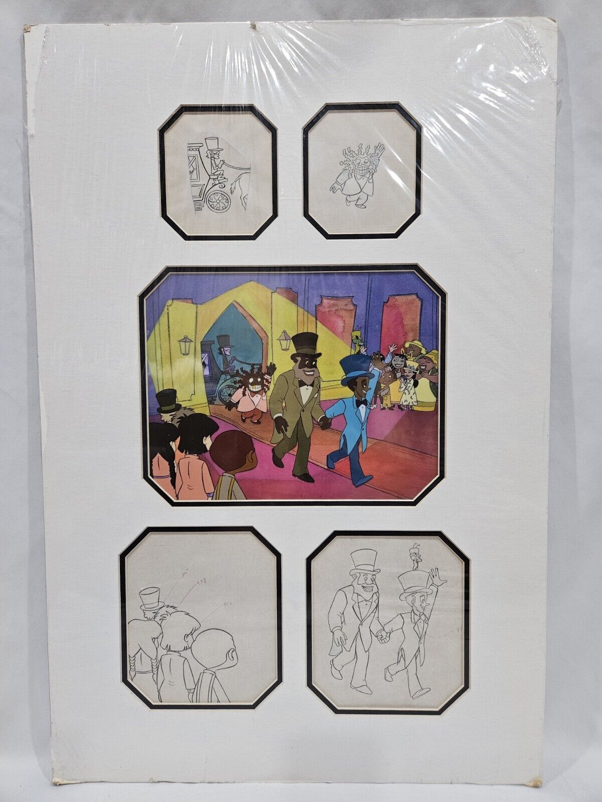 HBO Mother Goose Animation Art Cel & Sketches