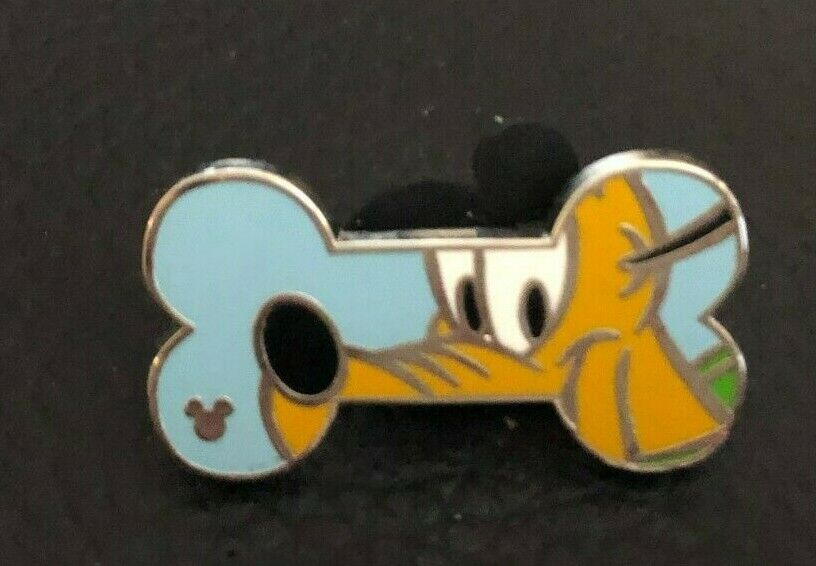 disney trading pin Pluto dog bone hidden mickey 2017 WDW classic souvenir pet