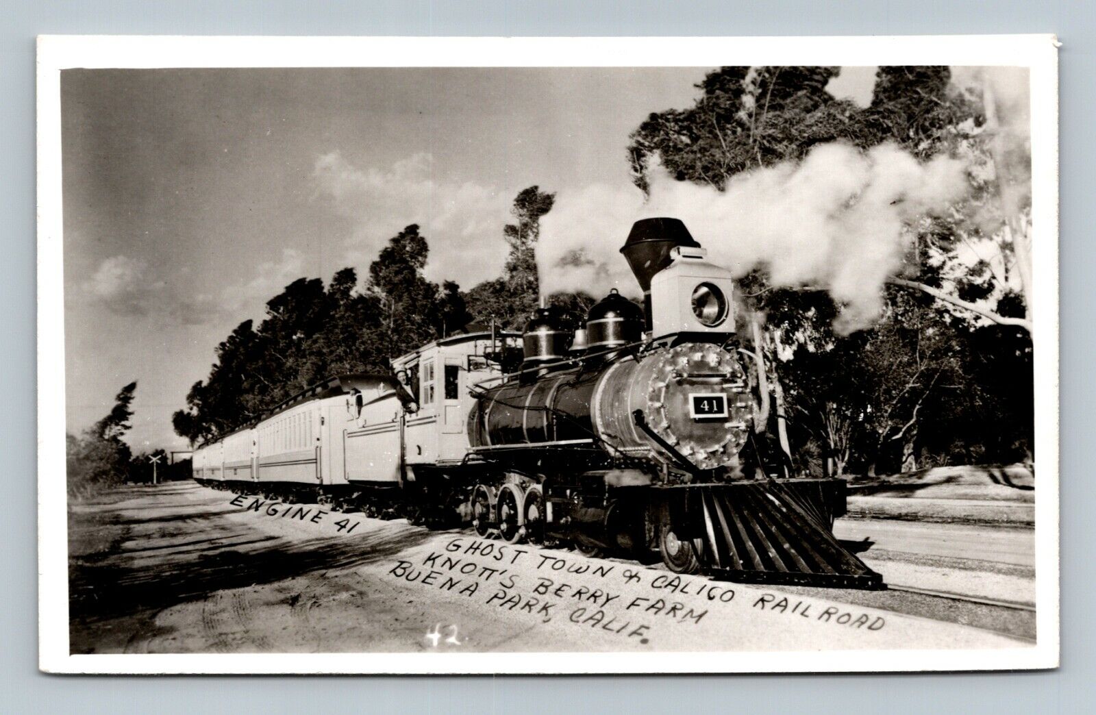 Ghost Town Calico Railroad Knott's Berry Farm Engine 41 Buena Park California