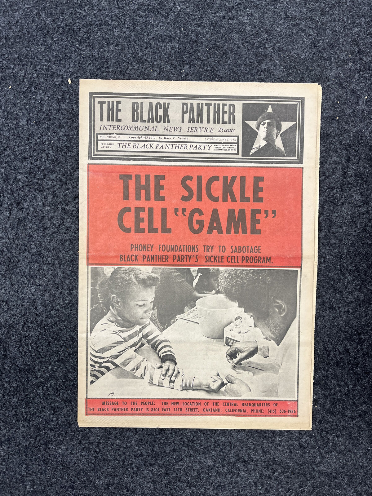 1971 Sickle Cell Anemia African Decolonization, Black Excellence, California So