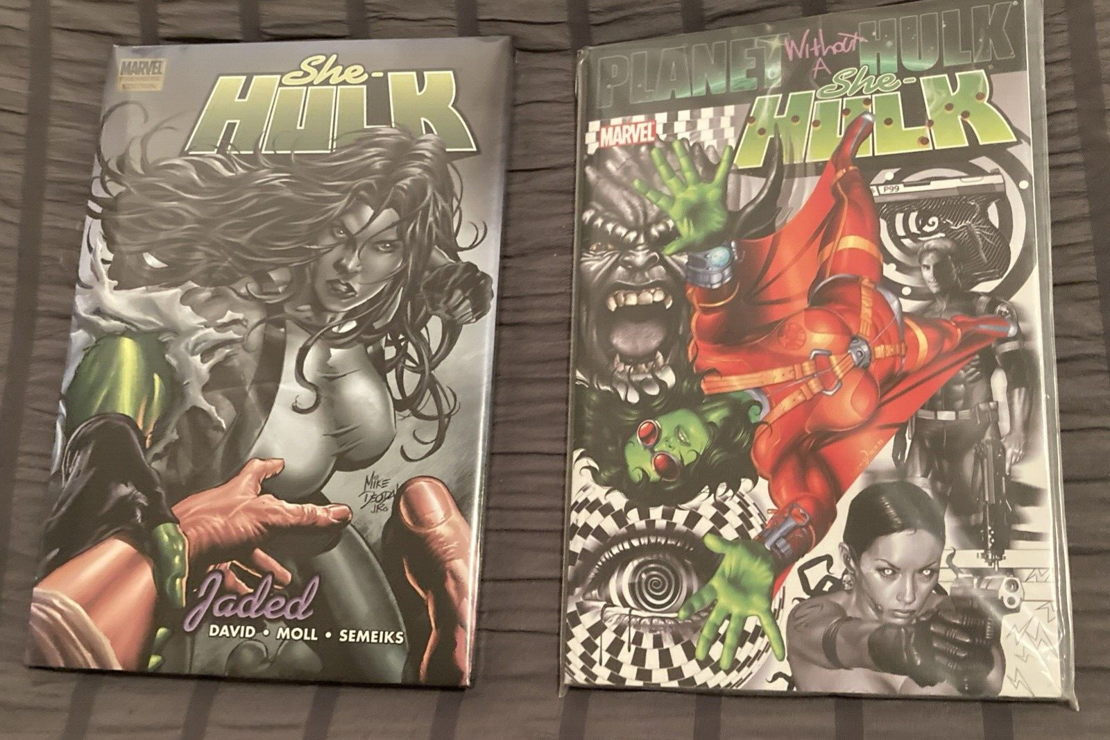 She-Hulk Hardcover Jaded Sealed & She-Hulk Vol 5 Planet Without A Hulk Lot