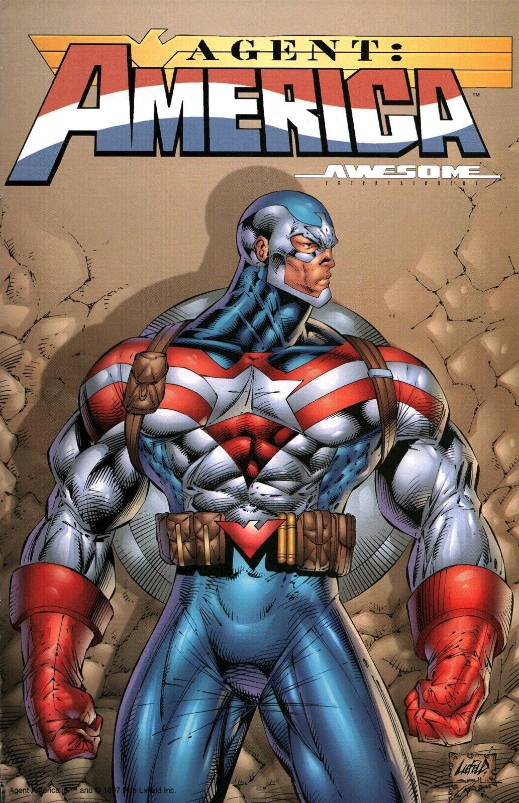 Vintage Awesome Comics Agent: America #0 Rare Comic Book 1997