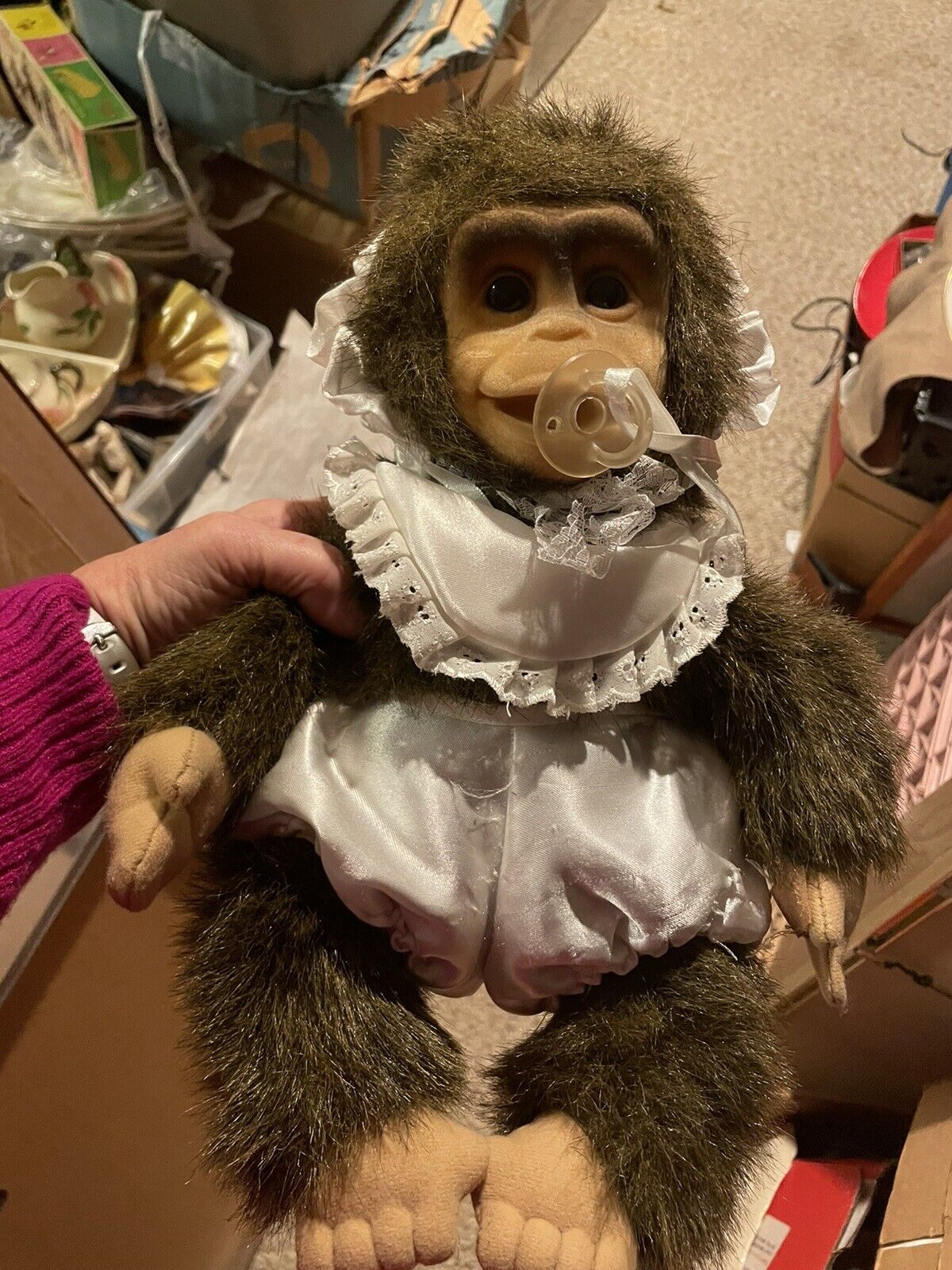 Hosung Chimpanzee Baby Monkey Puppet Original Outfit