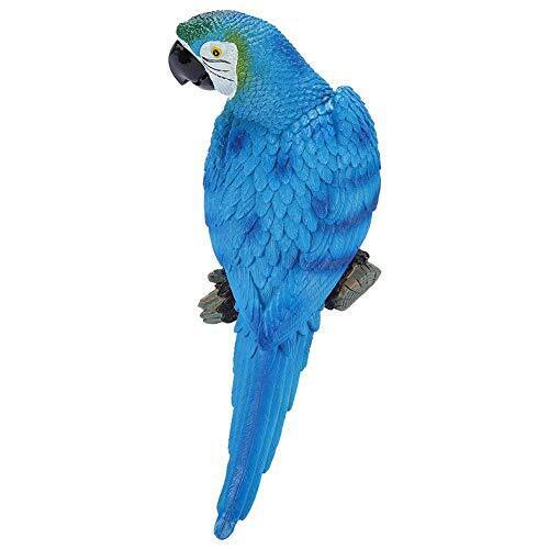 Simulation Parrot Figurine Lifelike Hanging Macaw Statue Bird Sculpture For Crea