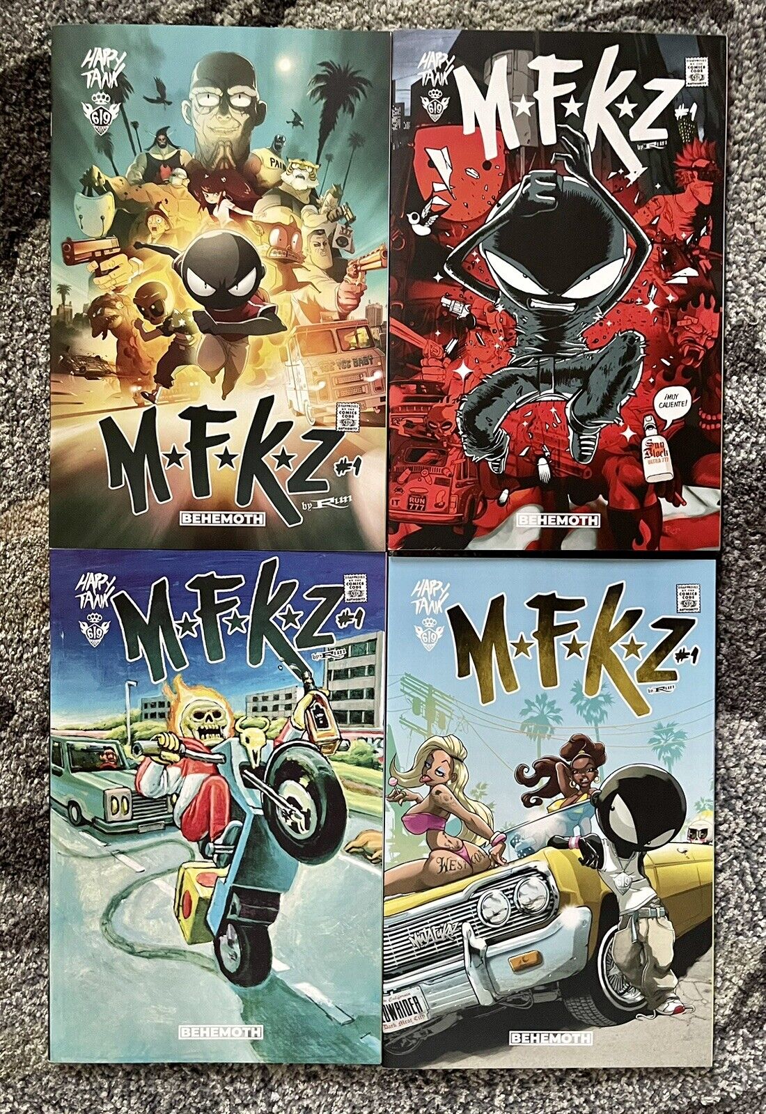 MFKZ #1 (M*F*K*Z) Covers A, B, C, F  (Behemoth Comics 2021) NM+