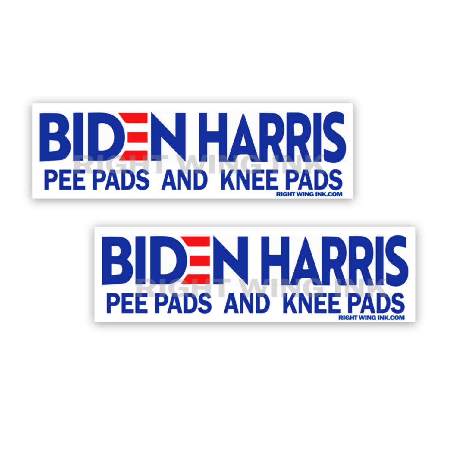 Biden Joe Harris 2 pack of Bumper Stickers Knee Pads & Pee Pads  9