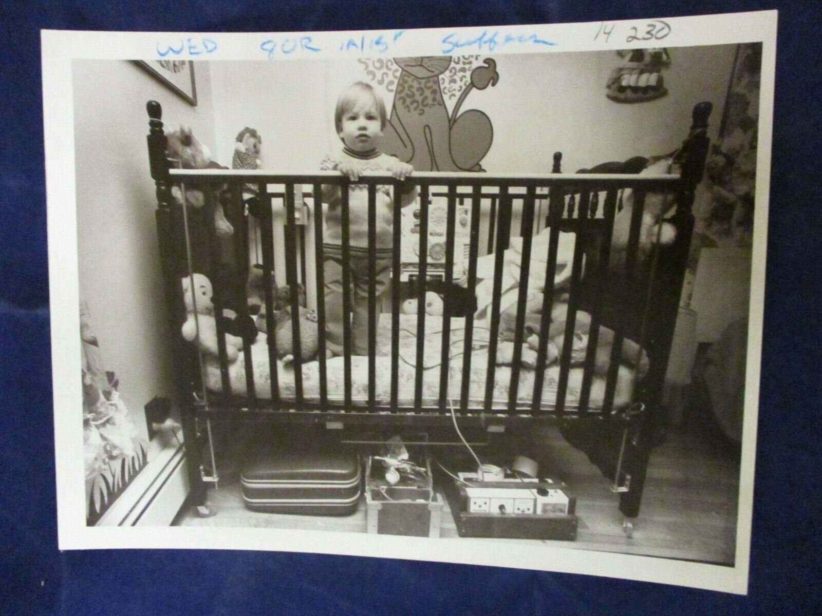 1982 Tommy Cudak sudden infant death syndrome victim Glossy Press Photo