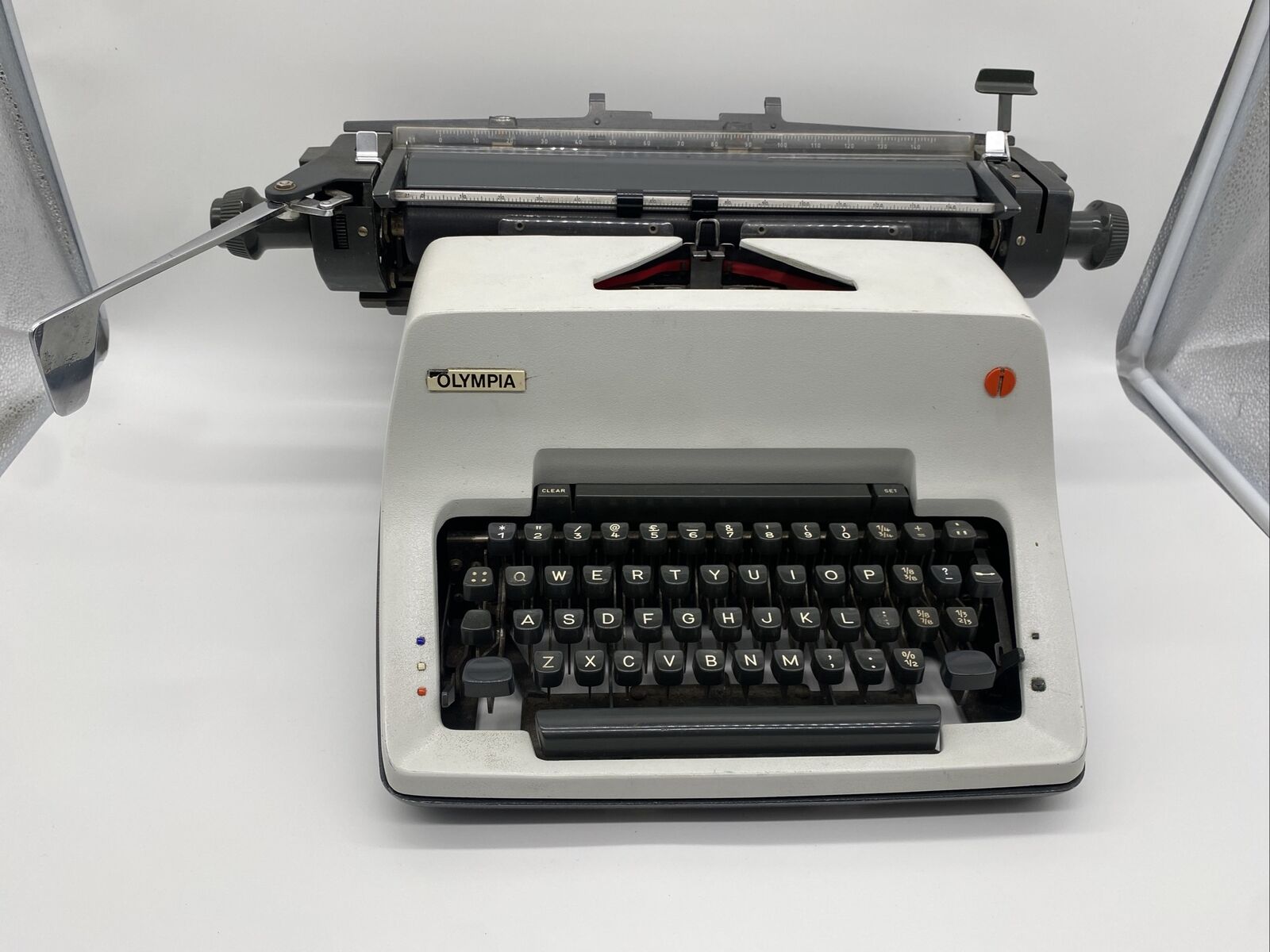 Olympia Vintage Wide Carriage Manual Typewriter 1960’s Prop
