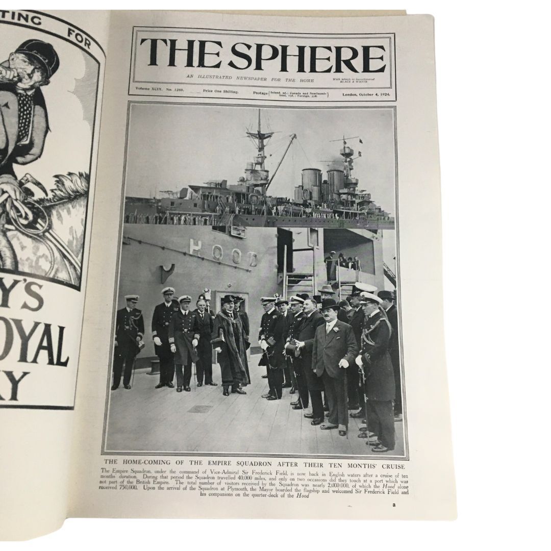 The Sphere Newspaper October 4 1924 The Home-Coming of the Empire Squadron