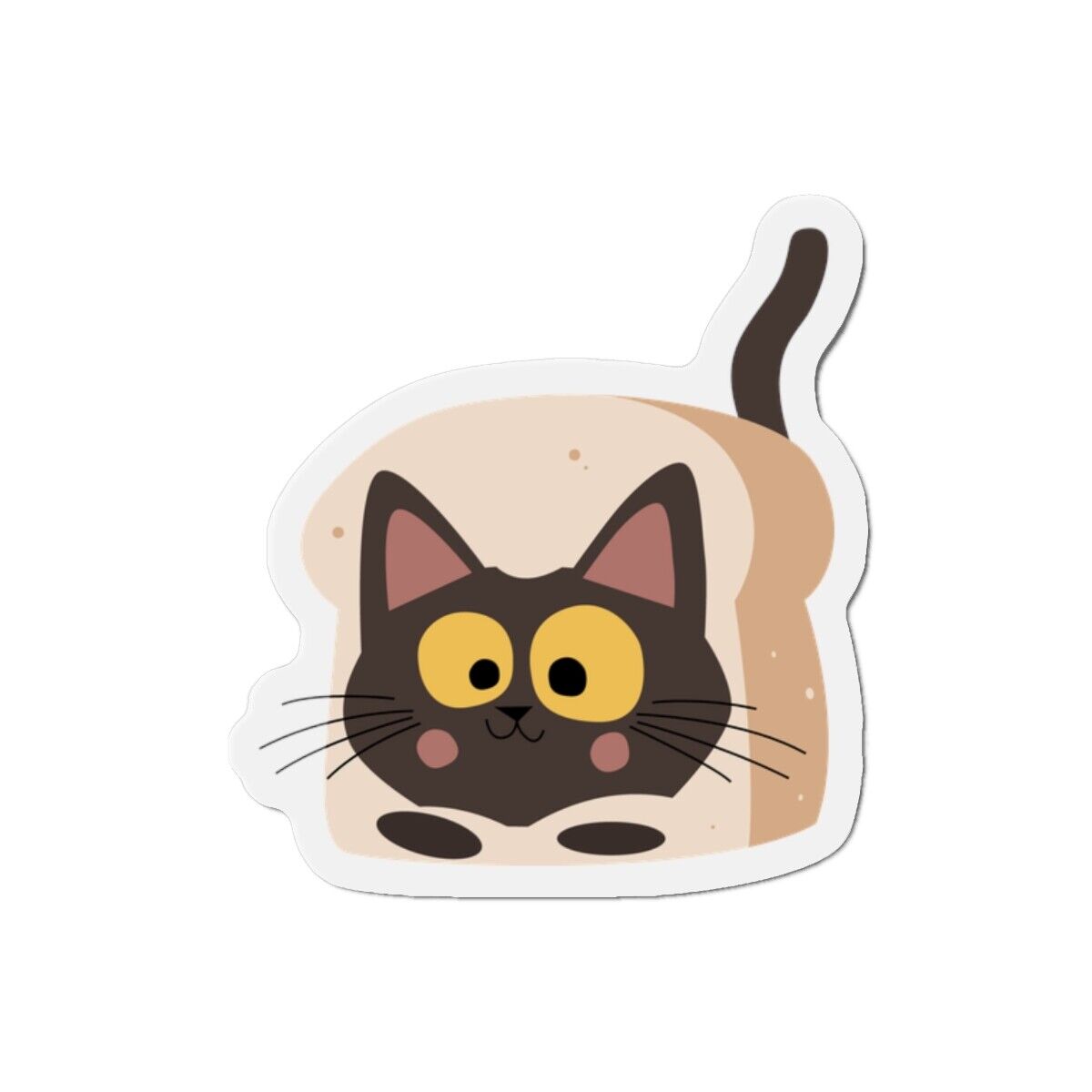 Cat Bread Magnet