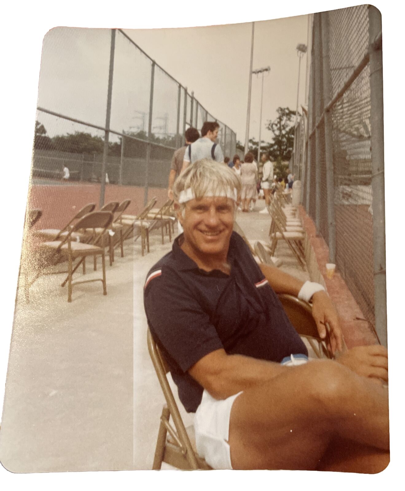 Photo Jerry Van Dyke At Celebrity Tennis Tournament Lakewood Club Waco TX 1981