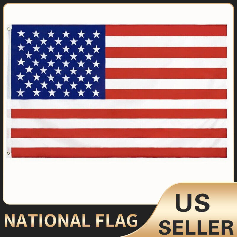 2' x 3' FT USA US U.S. American Flag Polyester Stars Brass Grommets