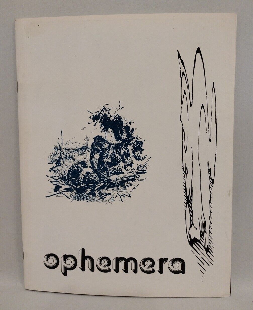 Ophemera #1 (1977) Comic Noir Magazine Fanzine Wally Wood Feldstien Roy Krenkel
