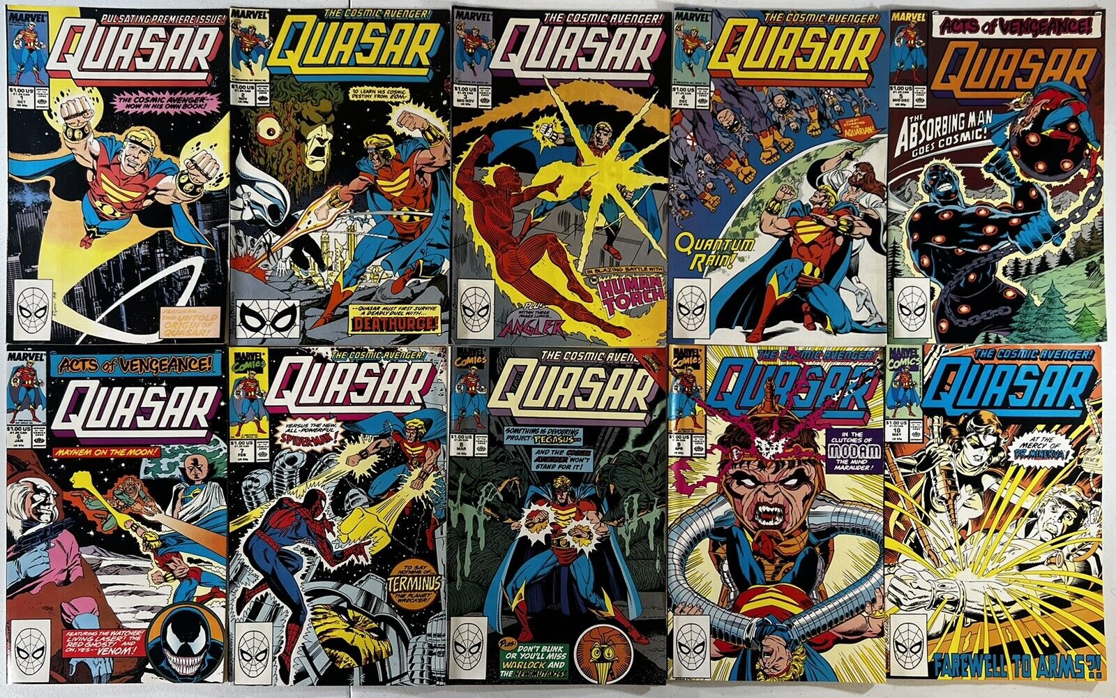 Quasar #1-60 Complete Run Marvel 1989 Lot of 60 NM