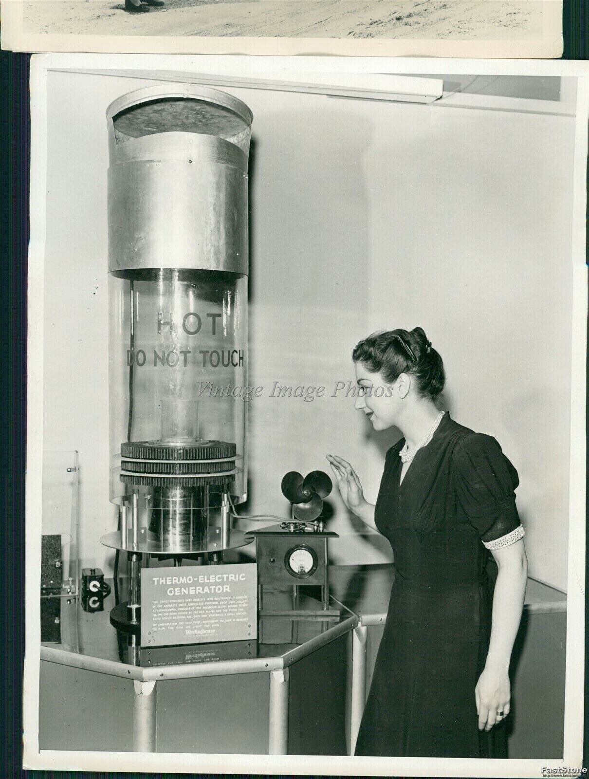 1939 Thermo-Electric Generator Westinghouse World'S Fair Ny Science 8X10 Photo