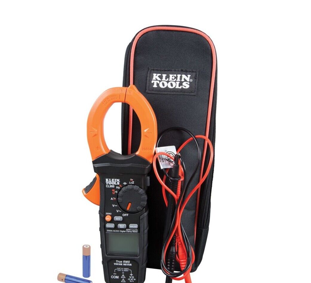 Klein Tools CL900 Digital Clamp Meter, AC Auto-Range TRMS, Low Impedance (LoZ)