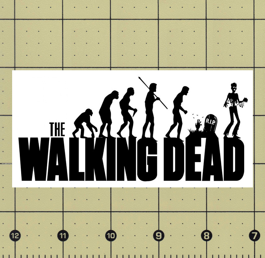 CUSTOM MADE COLLECTIBLE THE WALKING DEAD EVOLUTION LOGO MAGNET (5