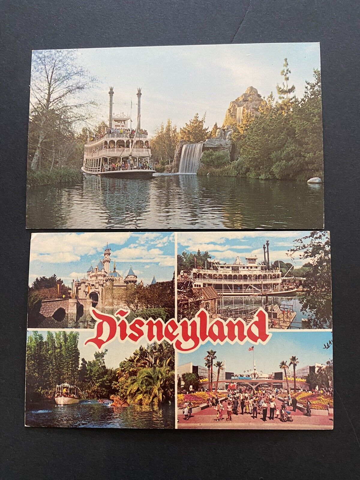 Vintage 1970’s Disneyland Postcard The Magic Kingdom Lot Of 2