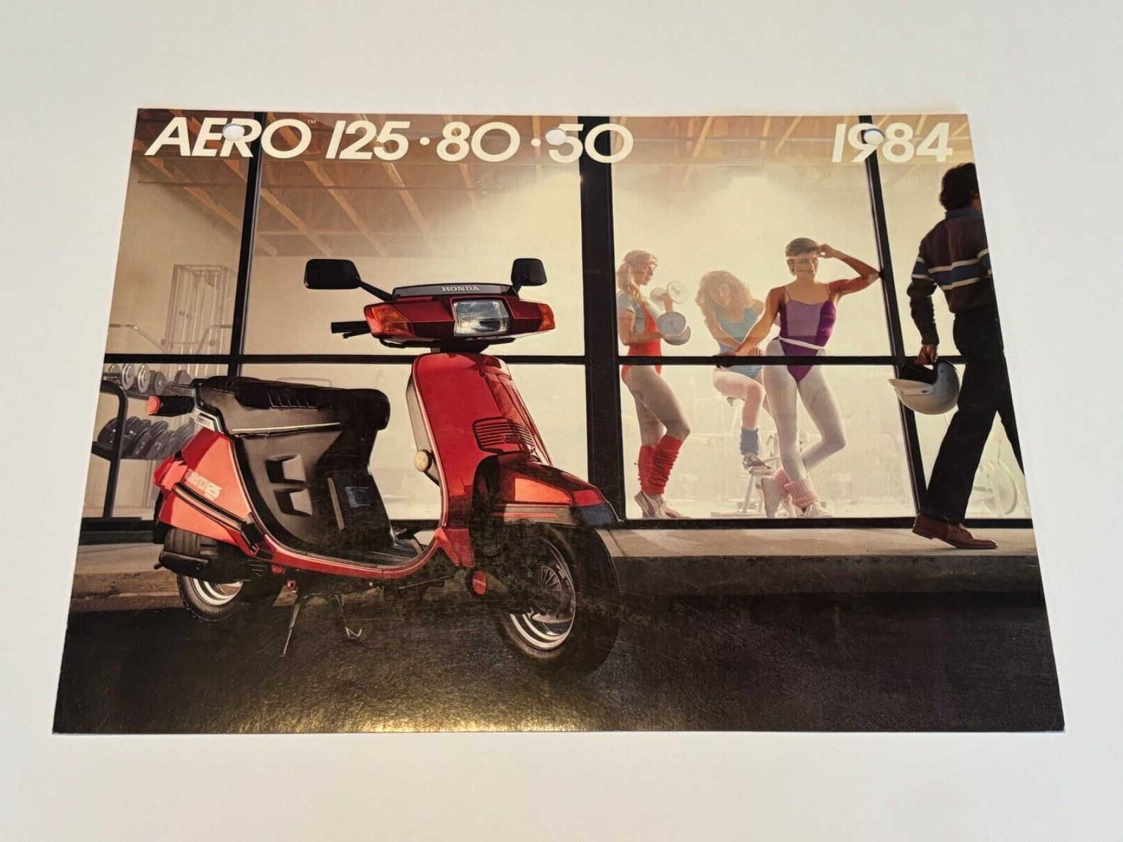 Original 1984 Honda Aero 125-80-50 Scooters Dealer Sales Brochure
