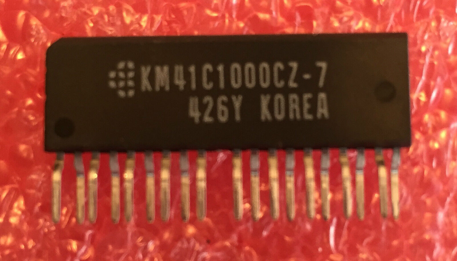 LOT OF 20 SAMSUNG KM41C1000CZ-7 1M x 1 Bit CMOS DYNAMIC RAM W/ FAST PAGE MODE
