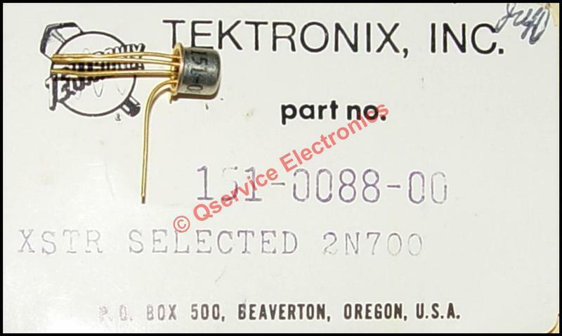 2 PCS Tektronix 151-0088-00  Custom transistor ( Sel From 2N700 )