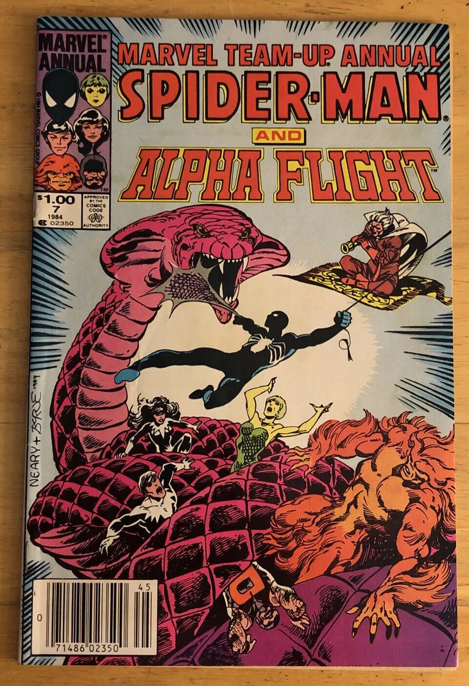 Marvel Team-Up Annual #7; Simonson/Neary; Spider-Man & Alpha Flight; Black Cat