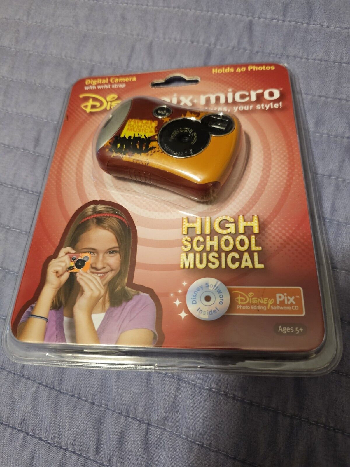 Disney Pix-Micro Digital Camera High School Musical Unopened 2006
