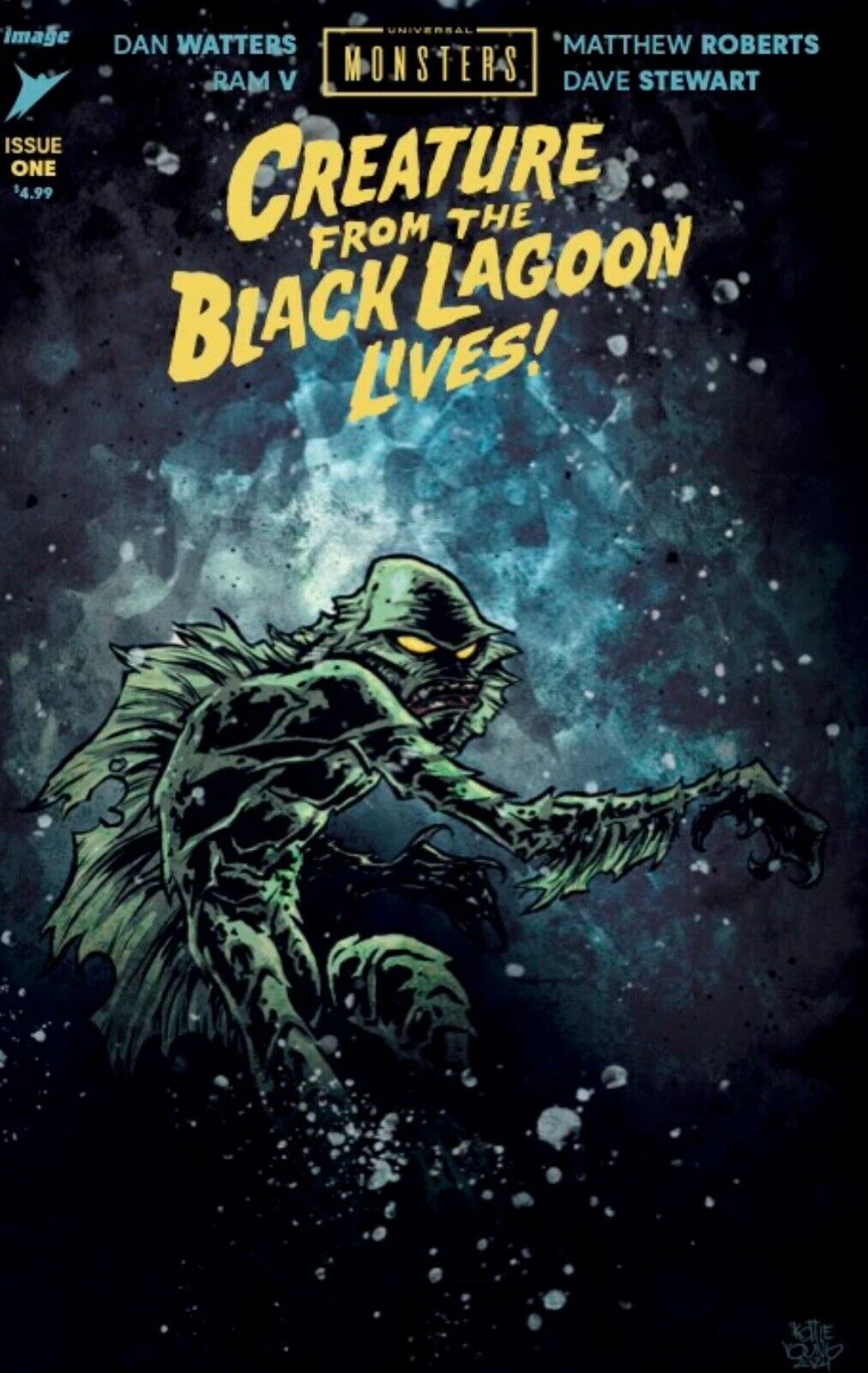 CREATURE FROM THE BLACK LAGOON LIVES #1 SKOTTIE YOUNG PRESALE 4/24