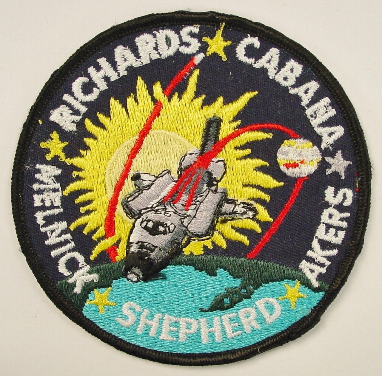 NASA Space Shuttle Mission 36 Patch STS-41 Discovery Ulysses Black Border 