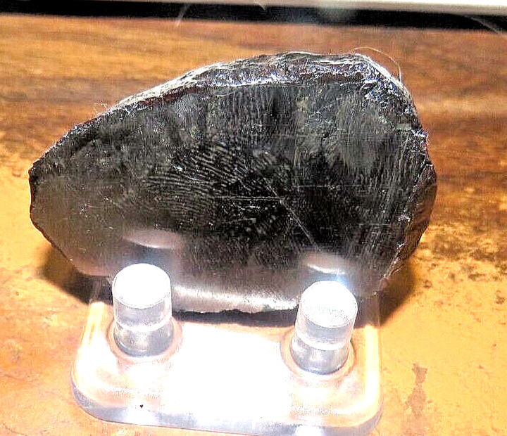 57 gm muonionalusta Meteorite slice Sweden iron nickel ring