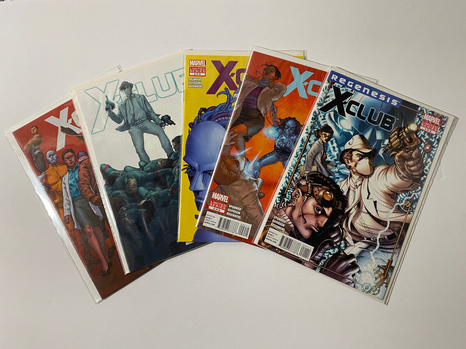 X-Club 1-5 Marvel Comics 2012 Full Set Mini Series