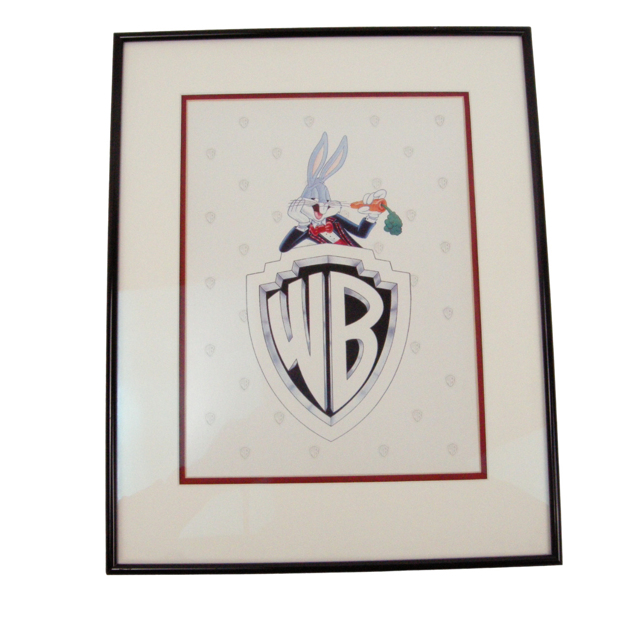 Bugs Bunny Warner Brothers 9 x 12 Professionally Framed Print - Museum Glass EC