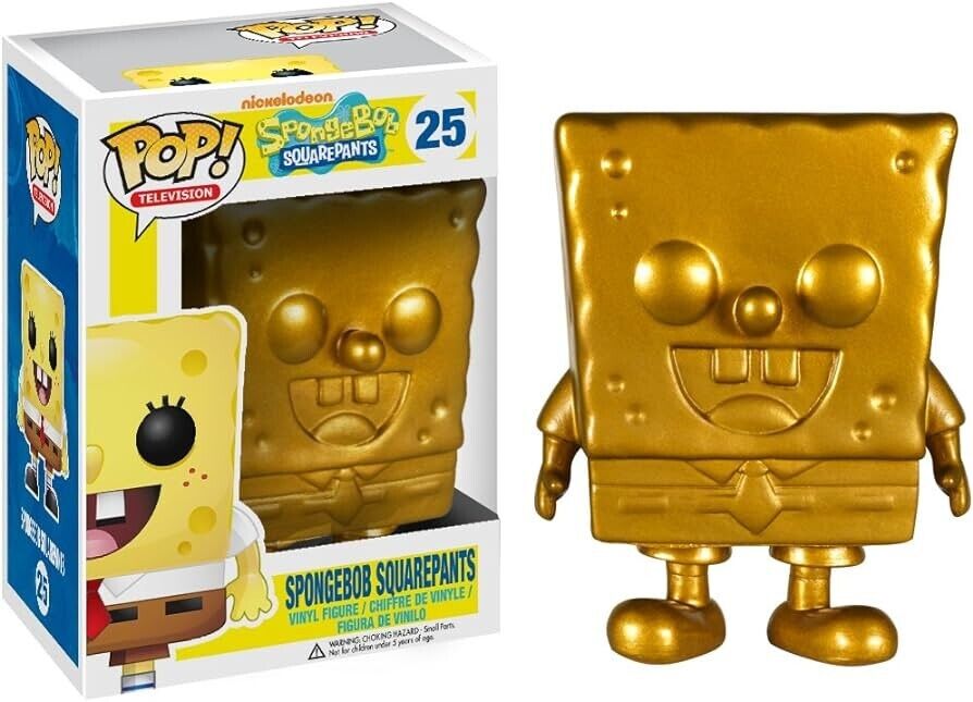 Spongebob Squarepants #25 Gold | Spongebob Funko Pop Amazon Exclusive