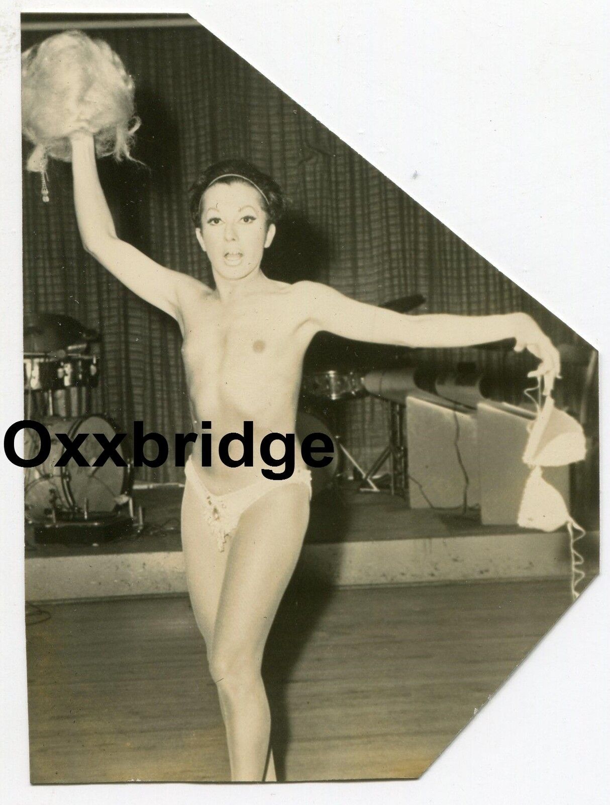 Gay Interest Male Stripper Cross Dresser 1950 PHOTO Drag Queen He-She SheMale