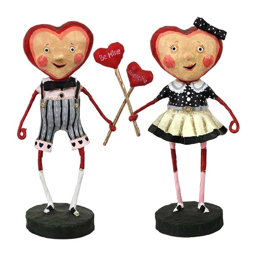 Lori Mitchell Valentine Couple Figurines, Set of 2- 20365