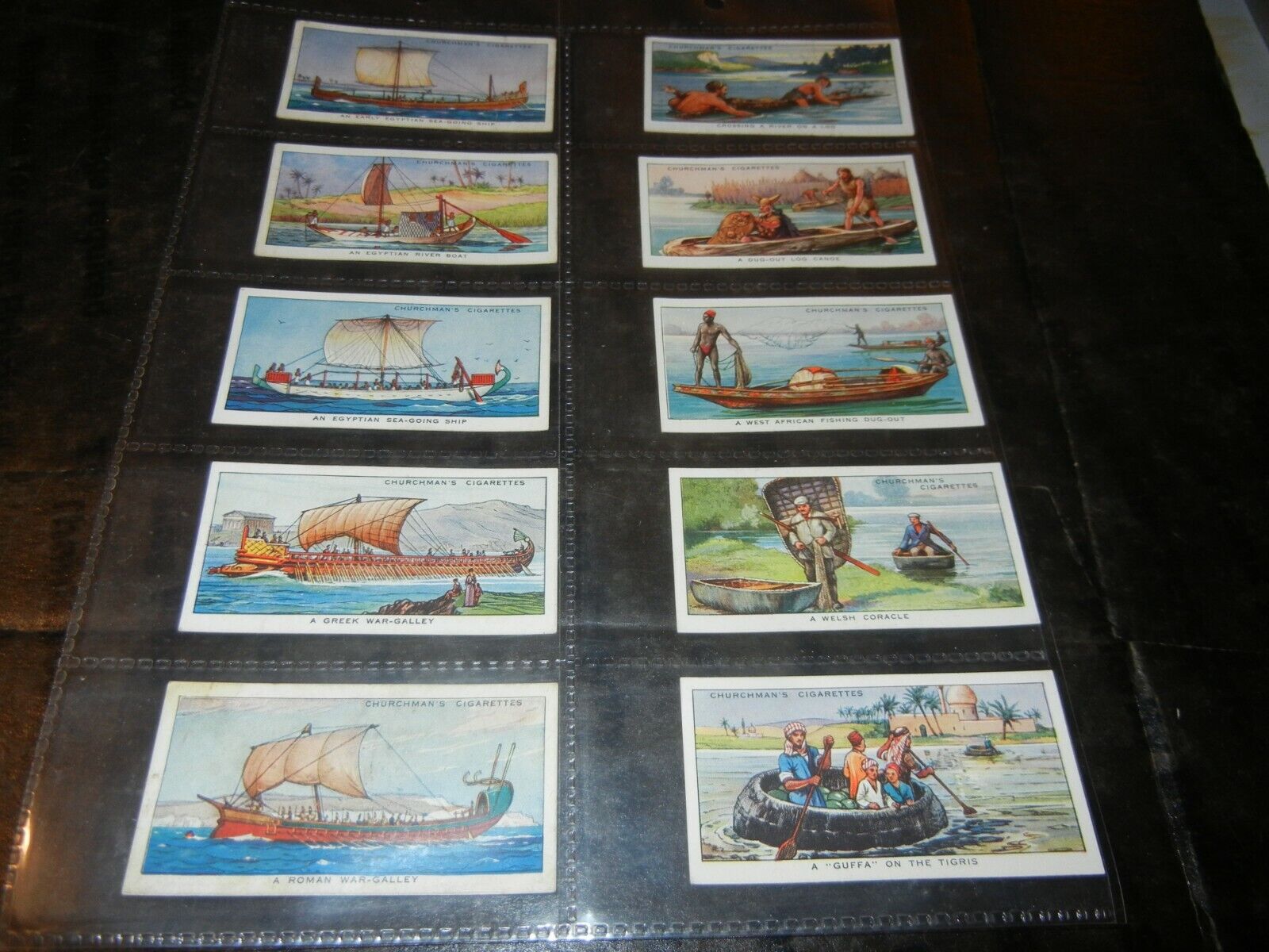 CIGARETTE CARDS. Churchman Tobacco THE STORY OF NAVIGATION.(Full Set of 50)1937.