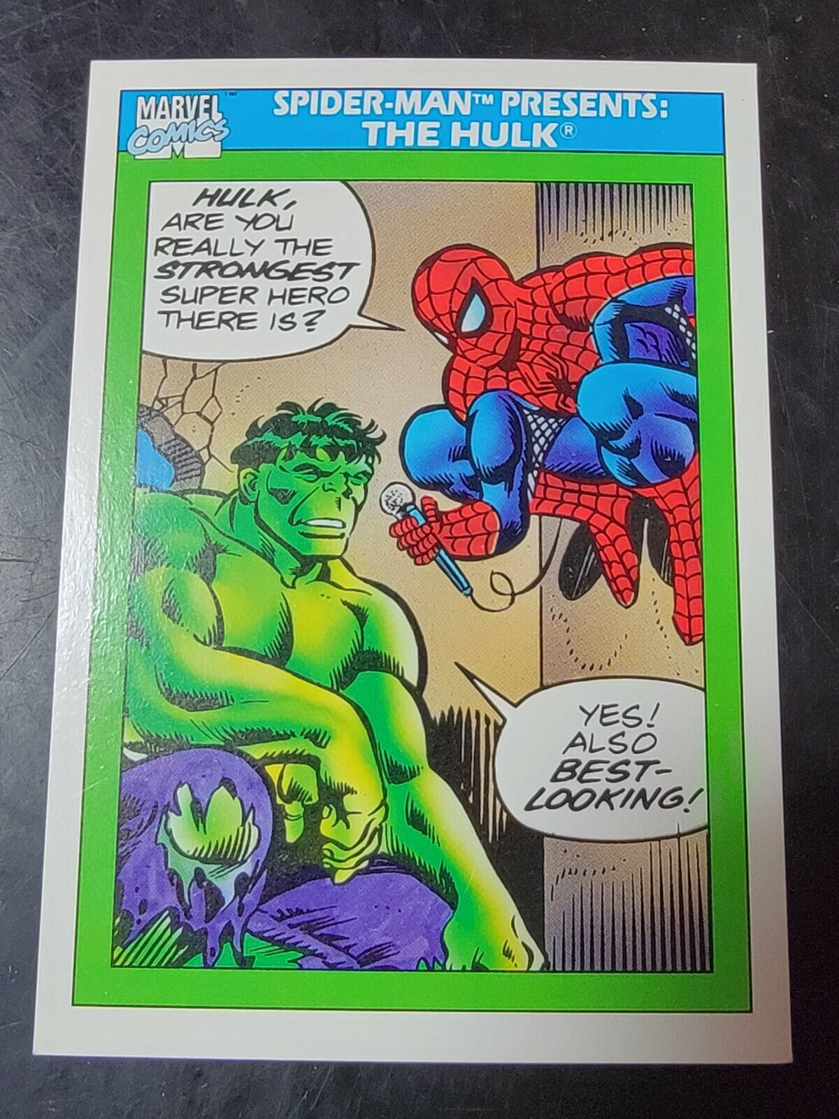 1990 Impel Marvel Comics #152 Spider-Man: The Hulk *BUY 2 GET 1 FREE*